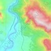 Riglos topographic map, elevation, terrain