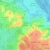 Dibden topographic map, elevation, terrain