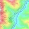 Gumma topographic map, elevation, terrain