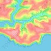 Noss Mayo topographic map, elevation, terrain