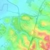 Givat Alonim topographic map, elevation, terrain