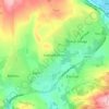 Llantwit Fardre topographic map, elevation, terrain