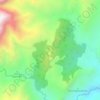 Morcote topographic map, elevation, terrain