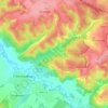 Магадаево topographic map, elevation, terrain