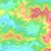 Las Pilas topographic map, elevation, terrain