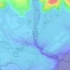 העמוד של נחל עמוד topographic map, elevation, terrain