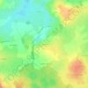 Favière topographic map, elevation, terrain