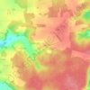 Couilly topographic map, elevation, terrain