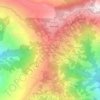 Hile topographic map, elevation, terrain