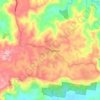 Maleny topographic map, elevation, terrain