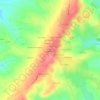 La Prôle des Quatre Vents topographic map, elevation, terrain