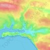 Abri préhistorique d'Araguina-Sennola topographic map, elevation, terrain