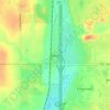 Balzac topographic map, elevation, terrain