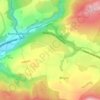 Cefn Rhigos topographic map, elevation, terrain