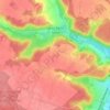 Le Mousseau topographic map, elevation, terrain