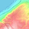 Deddeh topographic map, elevation, terrain