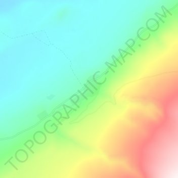 Elsa topographic map, elevation, terrain