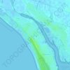 Lotissement des Chardonnerets topographic map, elevation, terrain