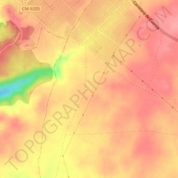 Cerro Lubillo topographic map, elevation, terrain