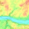 Les Zéros topographic map, elevation, terrain