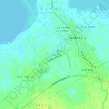 Callios topographic map, elevation, terrain