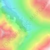 Le Mélezet topographic map, elevation, terrain