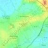 Le Hameau des Aubépines topographic map, elevation, terrain