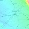 Umingan topographic map, elevation, terrain