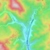 白羊沟 topographic map, elevation, terrain