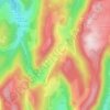 Nivollet topographic map, elevation, terrain