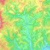 Scarbro topographic map, elevation, terrain