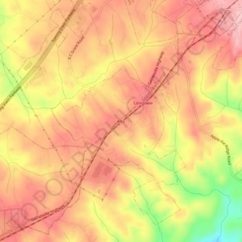 Alto topographic map, elevation, terrain