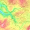 Lanark topographic map, elevation, terrain