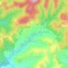 Ville di Fano topographic map, elevation, terrain