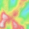 Allen Crags topographic map, elevation, terrain