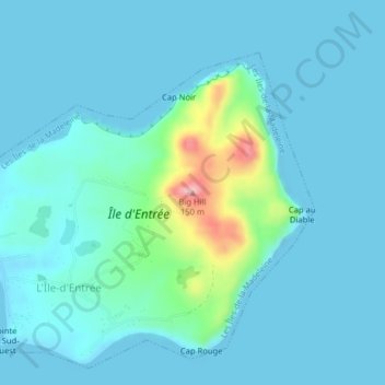 Big Hill topographic map, elevation, terrain
