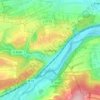 Enzberg topographic map, elevation, terrain