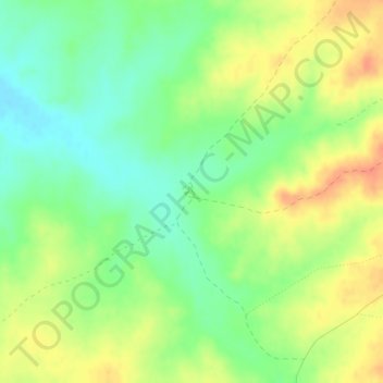 Los Cabezudos topographic map, elevation, terrain
