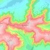 Panchgani topographic map, elevation, terrain