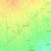 Nilphamari topographic map, elevation, terrain