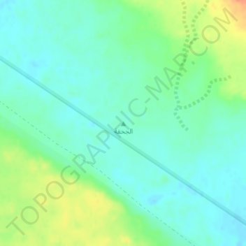 Al Juhfah topographic map, elevation, terrain