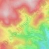 Le Verniol topographic map, elevation, terrain