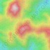 Mount Cresta topographic map, elevation, terrain