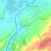 Burgstemmen topographic map, elevation, terrain