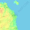 Donaghadee topographic map, elevation, terrain