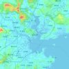 Quanzhou topographic map, elevation, terrain