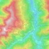 Carpineta topographic map, elevation, terrain