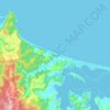 Ōhope topographic map, elevation, terrain