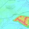Palwancha topographic map, elevation, terrain