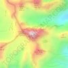 Buck Mountain topographic map, elevation, terrain
